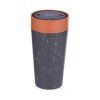 circular cup kelimek 340ml grey and orange zelenadomacnost001